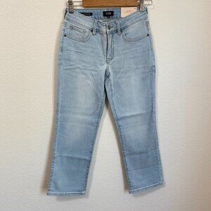 NYDJ Marilyn Straight Ankle Jeans in Brightside Size 2P NWT